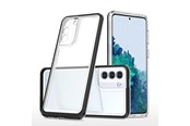 Handys - Cover & Cases - Hurtel Clear 3in1 Case for Samsung Galaxy S23 Silicone Cover with Frame Black - 9145576272671