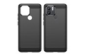 Handys - Cover & Cases - Hurtel Carbon Case for Xiaomi Redmi A1+ Flexible Silicone Carbon Cover Black - 9145576271773