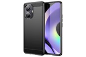 Handys - Cover & Cases - Hurtel Carbon Case for Realme 10 Pro Flexible Silicone Carbon Cover Black - 9145576271865