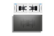 Wandhalterungen, AV-Halterungen & AV-Möbel - StarTech.com Startech mounting kit - articulating - for flat panel - low profile VESA 600x400 45Kg - black silver - TAA Compliant - Max 45 kg - recommended for 65" - 65SAP2-TV-WALL-MOUNT
