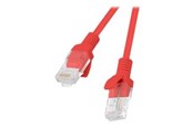 Netzwerk - Kabel - Lanberg patch cable - 50 cm - red RAL 3017 - Rot - 0.5m - PCU5-20CC-0050-R