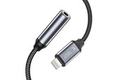 Audio Kabel - Tech-Protect UltraBoost Lightning / mini jack 3.5mm adapter - black - 9490713929599