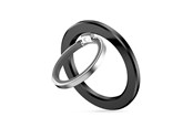 Handys - Anderes Zubehör - Tech-Protect MMR300 magnetic handle / ring with MagSafe - black - 5906302308804