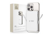 Powerbank (Akku) - Tech-Protect LifeMag PB31 Power Bank with MagSafe 10000mAh 15W USB-C / USB-A / Built-in USB-C / Lightning Cables - White Powerbank (Akku) - Weiß - 10000 mAh - 5906302309276