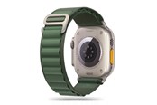 Smartwatch - Accessories - Tech-Protect Nylon Pro Strap for Apple Watch 4 / 5 / 6 / 7 / 8 / 9 / SE / Ultra 1 / 2 (42 / 44 / 45 / 49 mm) - Dark Green - 9490713928363