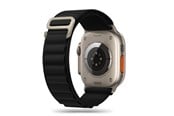 Smartwatch - Accessories - Tech-Protect Nylon Pro Strap for Apple Watch 4 / 5 / 6 / 7 / 8 / 9 / SE / Ultra 1 / 2 (42 / 44 / 45 / 49 mm) - Black - 9490713928370