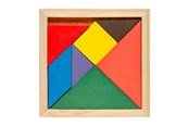 Puzzle - Duckiez Wooden Tangram Puzzle 7 pcs. Holz - 8709