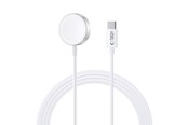 Handys - Adapter und Ladegeräte - Tech-Protect  UltraBoost Inductive Magnetic Charger with USB-C Connector for Apple Watch 1.2m - White - 9490713932704
