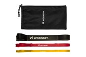 Sport & Fitness - Wozinsky WGO-3 latex resistance bands - 3 pcs. - 5907769384585