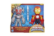Figuren - Marvel Iron Man and his Awesome Friends Iron Man Ultron Clash Pack - G19955L00