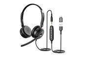 Kopfhörer/Headsets - ONIKUMA X81 gaming headphones (black) - X81 Black