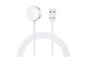 Handys - Adapter und Ladegeräte - Tech-Protect UltraBoost Inductive Magnetic Charger with USB-A Connector for Apple Watch 1.2m - White - 9490713932773