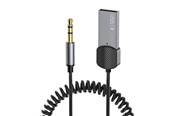 USB Kabel - Tech-Protect  UltraBoost audio mini jack 3.5mm (male) / Bluetooth adapter - grey - 9490713933824