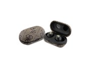 Kopfhörer/Headsets - GUESS 4G Metal Bluetooth headphones with ENC docking station - brown - 3666339220846