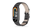 Smartwatch - Accessories - Tech-Protect Leatherfit Strap for Xiaomi Smart Band 8 / 8 NFC - Black - 9490713935347
