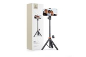 Handys - Anderes Zubehör - Tech-Protect L03S Bluetooth Selfie Stick with Remote Control Tripod up to 148cm and 180 Head - Black - 9490713934463