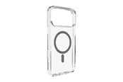 Handys - Cover & Cases - Puro Lite Mag TPU+PC Case Compatible with MagSafe for iPhone 17 Pro - Transparent with Gray Ring - PUIPC17P63LITEMDKGR