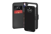 Handys - Cover & Cases - Puro Wallet Stand Case for iPhone 17 Air made of eco-leather with a flap wallet and stand function - black - PUIPC1766BOOKC8BLK