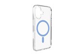 Handys - Cover & Cases - Puro Lite Mag TPU+PC Case Compatible with MagSafe for iPhone 17 - Transparent with Blue Ring - PUIPC1763LITEMBLUE