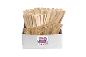 Bausets - Colorations - Wooden Craft Sticks Miscellaneous Classroom Set 1200 pcs. - CHCPCS