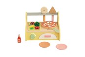 Holzspielzeug - Classic World Wooden Pizza Oven Playset 7-piece. - 50590