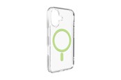 Handys - Cover & Cases - Puro Lite Mag TPU+PC Case Compatible with MagSafe for iPhone 17 - Transparent with Green Ring - PUIPC1763LITEMGRN