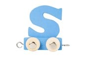 Holzspielzeug - Small Foot - Wooden Letter Train Blue - S - 12 pieces - 10369-display12