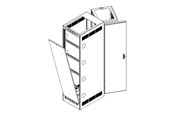 Rack-Gehäuse - Middle Atlantic 37RU Rear Access Panel for WR Racks - WR-RAP-37