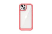 Handys - Cover & Cases - Hurtel Outer Space Reinforced Case with Flexible Frame for iPhone 15 - Red - 9145576279595