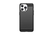 Handys - Cover & Cases - Hurtel Flexible Carbon Pattern Case for iPhone 15 Pro Max Carbon Case - Black - 9145576279472