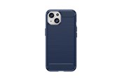 Handys - Cover & Cases - Hurtel Flexible Carbon Case with a Carbon Pattern for iPhone 15 - Blue - 9145576279427