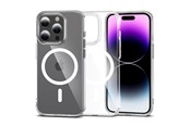 Handys - Cover & Cases - Tech-Protect  FlexAir Hybrid MagSafe Case for iPhone 15 Pro Max - Clear - 9490713936634