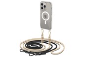 Handys - Cover & Cases - Tech-Protect FlexAir Chain Case with MagSafe for iPhone 15 Pro - Black and Beige - 9490713936856