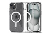 Handys - Cover & Cases - Tech-Protect FlexAir Hybrid MagSafe Case for iPhone 15 - Clear Glitter - 9490713936313