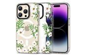 Handys - Cover & Cases - Tech-Protect MagMood MagSafe Case for iPhone 15 Pro - Daisies with Leaves - 9319456605396