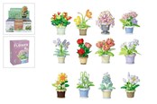 Kreativ-Spiele - Trend Toys Building blocks plant in pot 12 asst. CDU - 201049