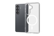 Handys - Cover & Cases - CRONG Hybrid Clear Magnetic - MagSafe Case for Samsung Galaxy S26 - Clear - CRGHCMSGS26CLR