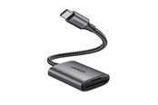 Speicherkarten Lesegerät/Adapter - UGREEN CM401 USB C 5Gb/s SD/TF Card Reader - Gray - 6957303888887