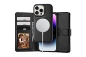 Handys - Cover & Cases - Tech-Protect MagSafe Wallet Case with Wallet for iPhone 16 Pro - Black - 5906302311606