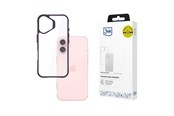 Handys - Cover & Cases - 3mk Satin Armor Case+ Purple for Apple iPhone 16 - transparent - 5903108592826