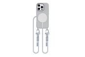 Handys - Cover & Cases - Tech-Protect MagNecklace MagSafe Case with Lanyard for iPhone 16 Pro Max - Gray - 5906302311989