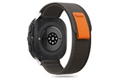 Smartwatch - Accessories - Tech-Protect Nylon Strap for Samsung Galaxy Watch Ultra (47mm) - Black & Orange - 5906302312382