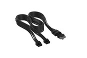 Stromkabel (Intern) - Corsair Elite Premium Individually Sleeved 2x 8-Pin to PCIe 12V-2x6 600W (Type 5) - Schwarz - CP-8920427