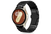 Smartwatch - Accessories - Tech-Protect Stainless Line Strap for Samsung Galaxy Watch 4 / 5 / 5 PRO / 6 / 7 / FE - Black - 5906302313563
