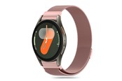 Smartwatch - Accessories - Tech-Protect MilaneseBand Strap for Samsung Galaxy Watch 4 / 5 / 5 Pro / 6 / 7 / FE - Pink - 5906302313792