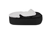 Hunde - Bed Time Hundeseng KENZO 110x78x15 cm. Sort - 23G-NEW25-A19 BLACK