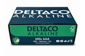Batterien und Akkus - Deltaco AAA alkaline (100-Pack) - LR03-100B