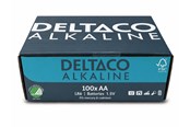 Batterien und Akkus - Deltaco AA alkaline (100-Pack) - LR6-100B