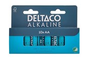 Batterien und Akkus - Deltaco battery - 10 x AA / LR6 - Alkaline - LR6-10B