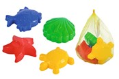 Spiele im Freien - Others 4 Sand Moulds in Net - 107101146